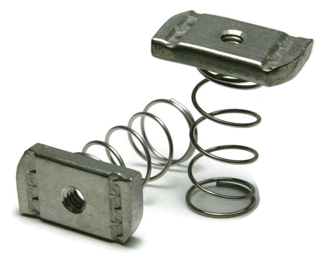 Spring Channel Nuts , Stainless Steel 316