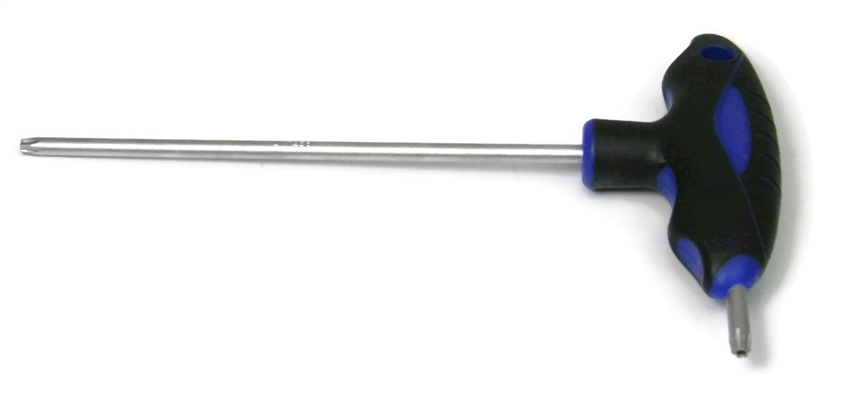 Tamper Proof Star Drive T Handle Screwdrivers T25 - T27 x 6" Length