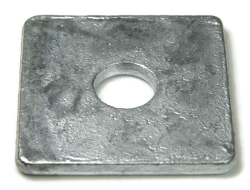 Dock Washers, Square, Hot Dipped Galvanized