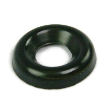 Finishing Cup Washers, Black Oxide Stainless Steel 18-8