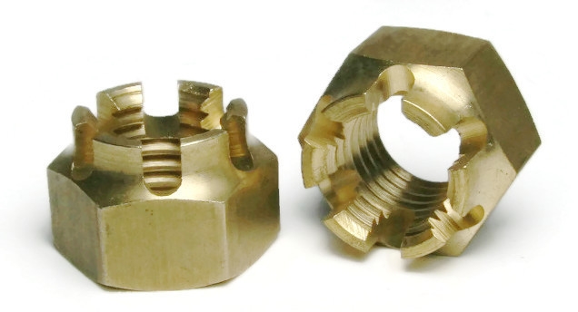 Castle Nuts, Brass