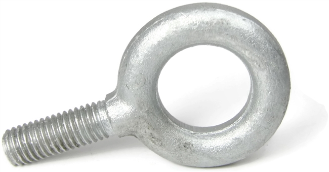Ken Forging Eye Bolts, Plain Pattern, Hot Dipped Galvanized, 1-3/4"-5 , USA Made