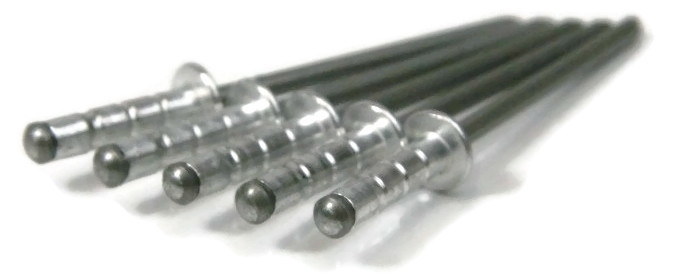 POP Rivets, Multi-Grip, Aluminium / Steel Mandrel, 1/8" (#4)