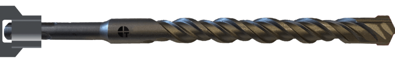 SDS-Plus 4 Cutter Carbide Drill Bit, 5/16"