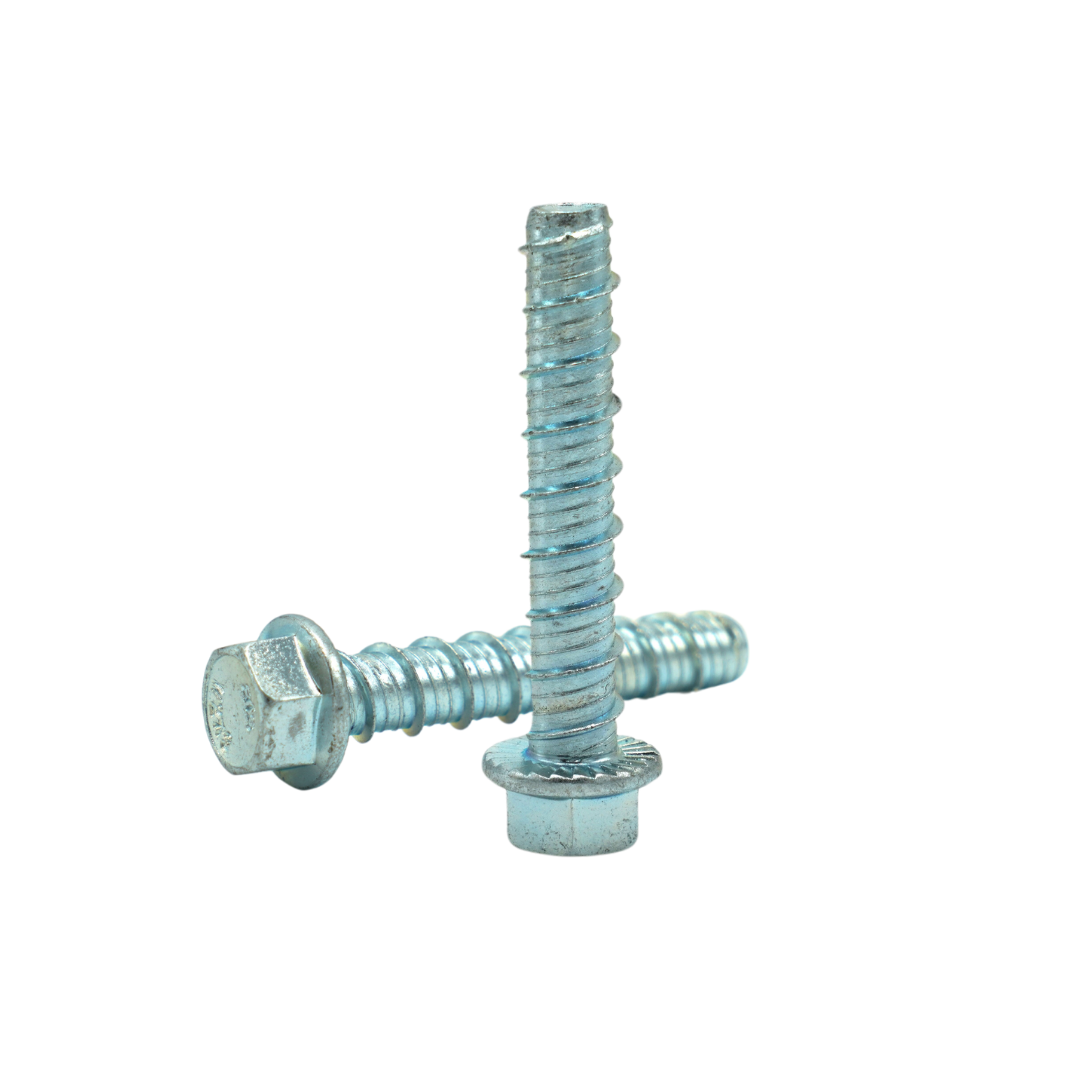 Concrete Screws, Hex Washer Head, Large Diameter Heavy Duty Anchors ,1/4"