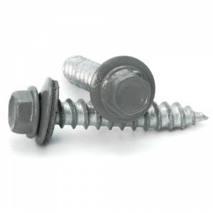 Roofing Screws, FastGrip™, Sharp Point, Stainless Steel 18-8, Slate, #9