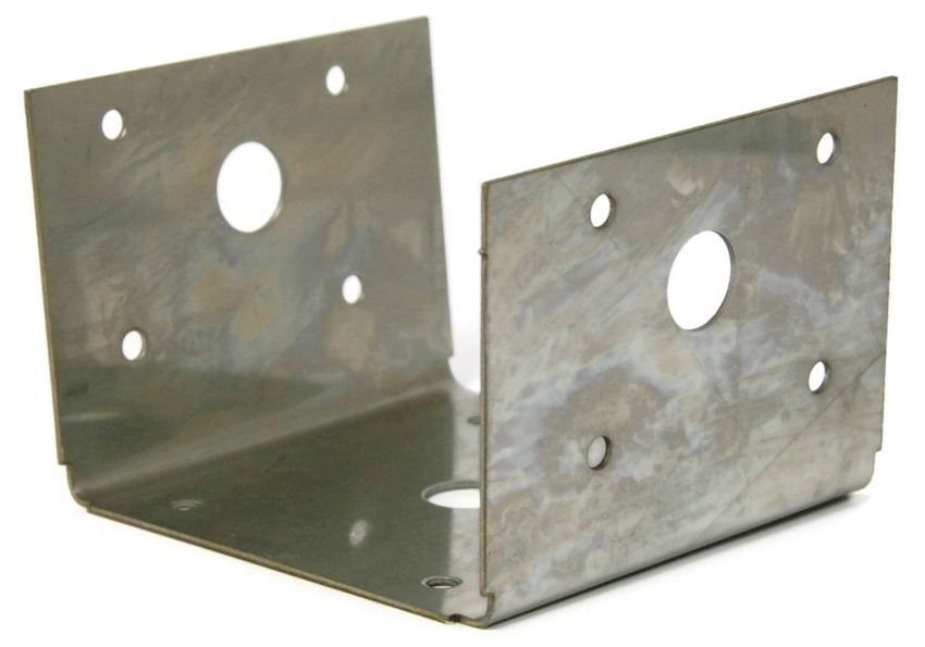 Deck Framing Half Post Base Anchors, Stainless Steel 316