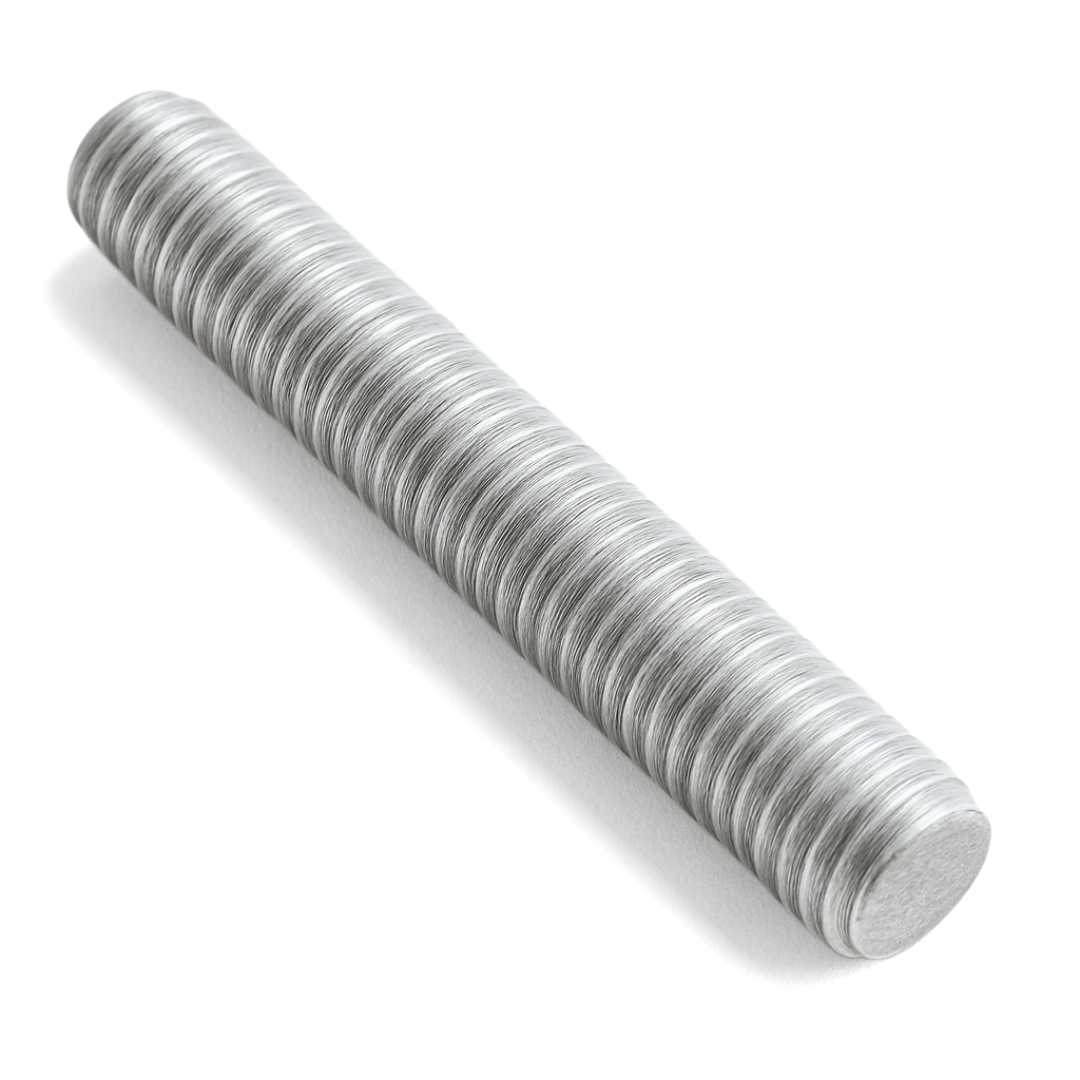 Fully Threaded Studs, Aluminum, #10-24