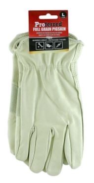 Pigskin Industrial Gloves, Size: L - 1 Pair