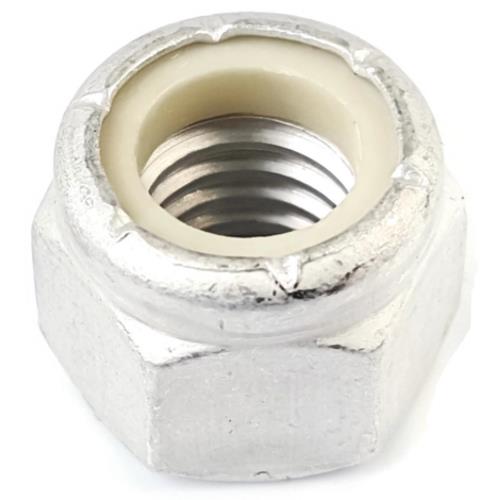 Nylon Lock Nuts, Aluminum