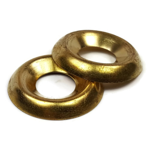 Finishing Cup Washers, Brass