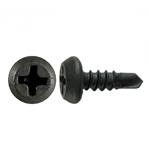 Drywall Screws, Phillips Pan Head, Framing, Black Phosphate #7-18