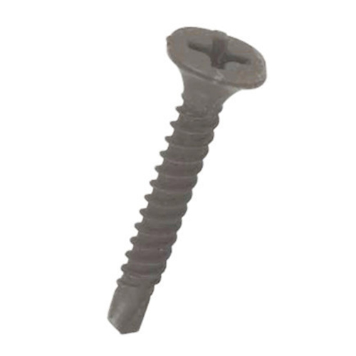 Drywall Screws, Phillips Bugle Head, Self Drilling,TEK 2, Gray Phosphate #6-20