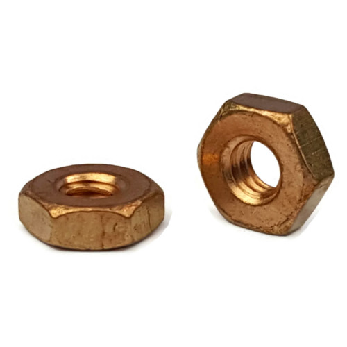 Hex Machine Screw Nuts, Silicon Bronze
