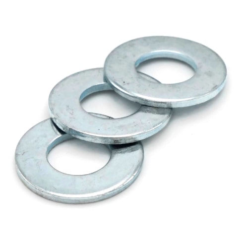 Flat Washers, Zinc Plated Steel, SAE