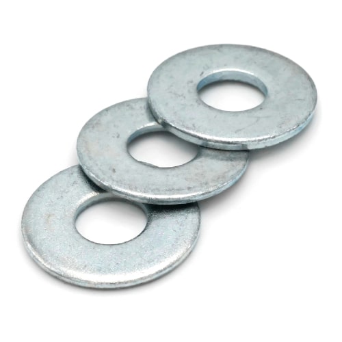 Flat Washers, Zinc Plated Steel, USS