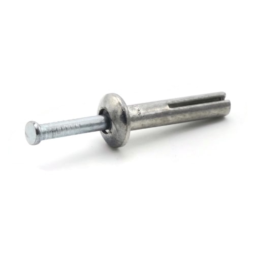 Hammer Drive Pin Nail-On Anchors, Zinc Plated Steel