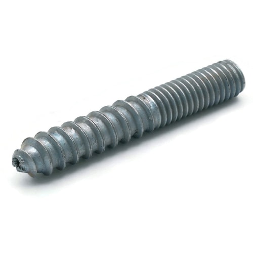 Hanger Bolts, Zinc Plated Steel, #6-32