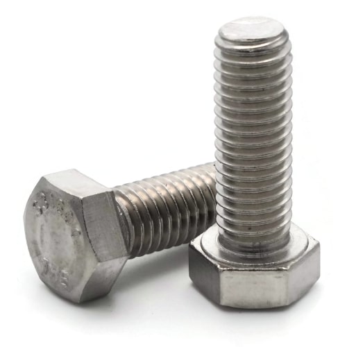 Hex Tap Bolts, Stainless Steel 316, 1/2"-13