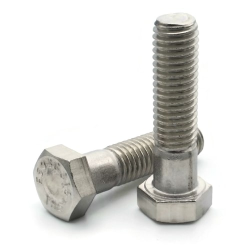 Hex Cap Screws, Stainless Steel 316, 1/4"-20