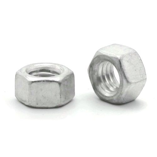 Hex Finish Nuts, Aluminum, 1/4"-20