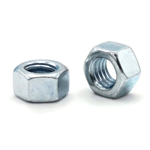 Metric Finish Hex Nuts, Class 8 Zinc Plated Steel