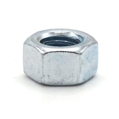 Metric Finish Hex Nuts, Class 10 Zinc Plated Steel