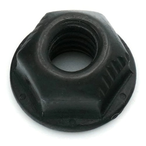 Hex Flange Cone Nuts, Non-Serrated, Plain Steel