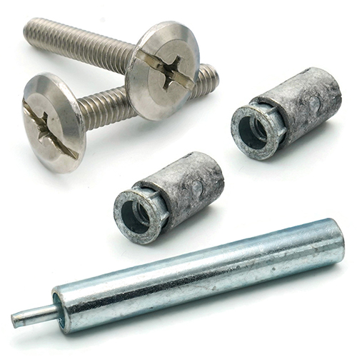 Kit Assortment, Sidewalk Bolts Combo Drive with Masonry Anchors & Setting Tool, 49 Pieces