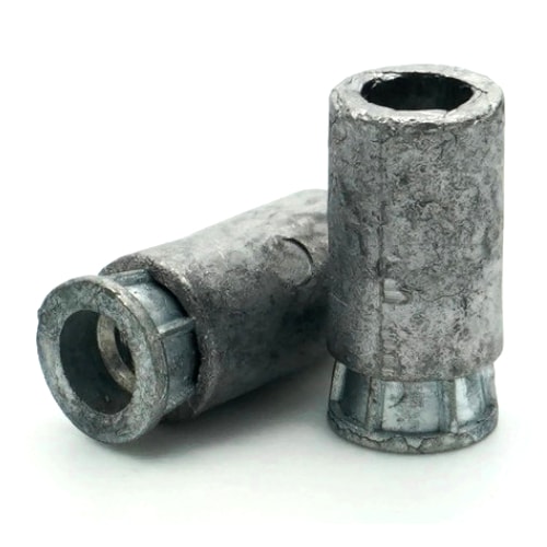 Machine Screw Anchors, Zinc Plated Steel