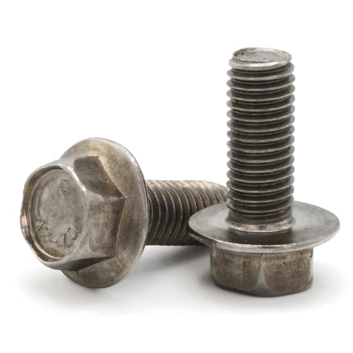Flange Bolt, Stainless Steel A2 (18-8), M6