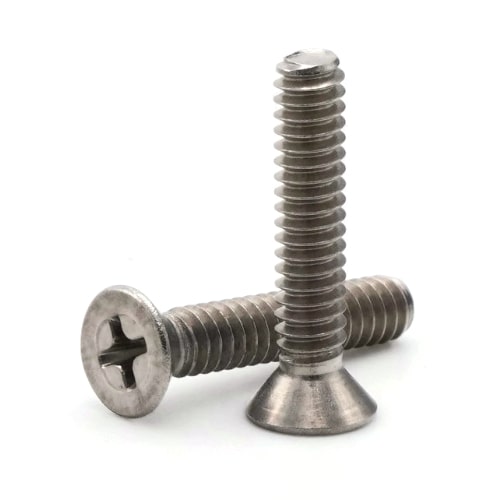 Machine Screws, Phillips Flat Head, Stainless Steel 18-8, #3-48