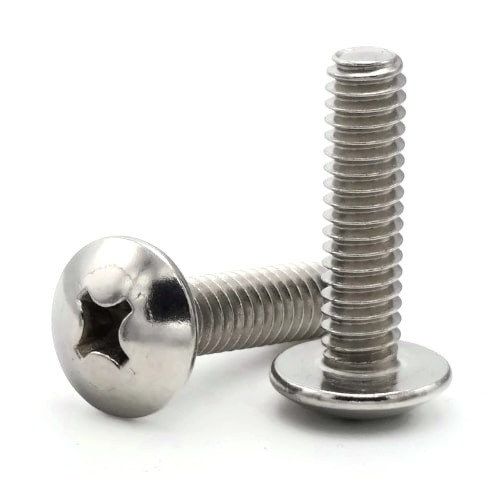 Machine Screws, Phillips Truss Head, Stainless Steel 316, #4-40