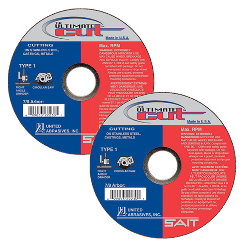 SAIT, Cutting Wheels, The Ultimate Cut, Type 1, .045